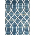 thumbnail image 1 of Allstar Rugs Blue Thunder Modern & Contemporary Rectangular Accent Rug, 1 of 11