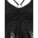 thumbnail image 3 of Camiseta Acanalada Diseño Impreso Floral Tamaño Grande Rosegal Mangas largas de talla grande, 3 of 5
