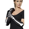 thumbnail image 1 of Smiffys Gants de Costume de Squelette pour Femmes, 1 of 1
