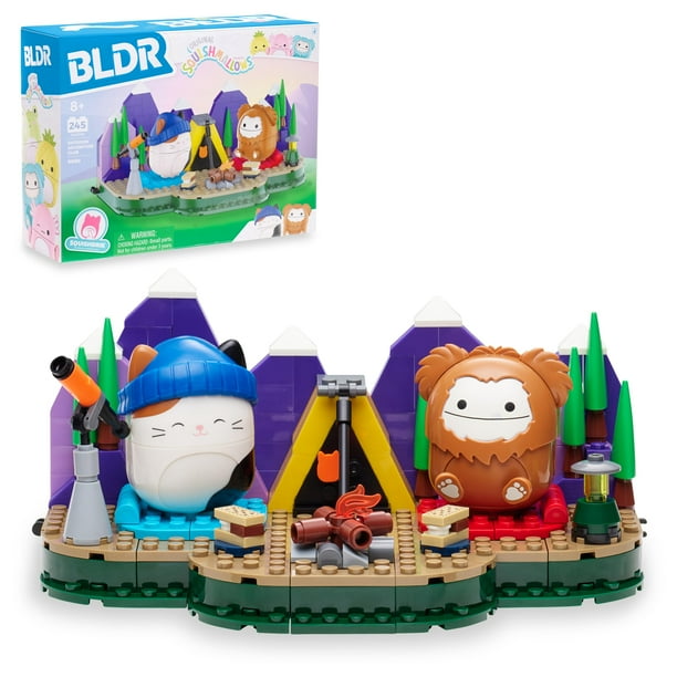 Set de construcción BLDR Squishmallows Benny and Cam's Outdoor Adventure