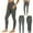 Dark Gray, variant on SwiftWear Women's High Waist Pocket Yoga Leggings | Solid Color Workout Pants | Tummy Support Gym to Street Activewear S-3XL