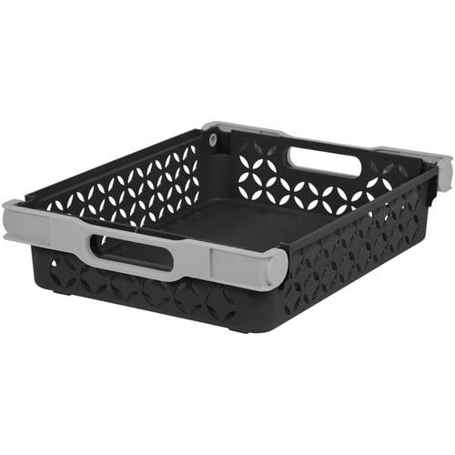 IRIS USA, Medium Decorative Storage Basket, Assorted Colors