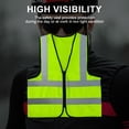 thumbnail image 4 of Chaleco Reflectante Seguridad Chaleco Reflectantes para Trabajadores Conductores (modelo Con Cremallera), 4 of 6
