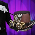 thumbnail image 1 of Sombreros de copa Hugo Steampunk de Estilo Vintage 54cm-56cm, 1 of 8
