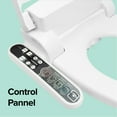 thumbnail image 5 of SmartBidet Electric Bidet Seat with Control Panel for Round Toilets, White, 5 of 16