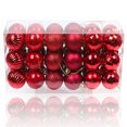 thumbnail image 3 of Advancent Bolas colgantes de Navidad de 36 Uds. De 4cm, bolas de decoración de árbol de Navidad, bolas colgantes multicolores con purpurina Kits de decoración para fiestas Rojo, 3 of 6