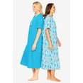 thumbnail image 3 of Dreams & Co. Plus Size 2-Pack Long Sleepshirts, 3 of 3