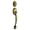 Antique Brass, variant on Schlage F62PLY605GEO Plymouth Double Cylinder Handleset - Brass
