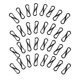 thumbnail image 1 of EeaseMX 200 ganchos de resorte de plástico, hebilla colgante de resorte pequeña para clip de presión de cordón, 1 of 7
