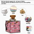 thumbnail image 5 of Home Organizer Foldable Fabric Storage Bin With Handle Cartoon Kitty, 5 of 7