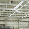 thumbnail image 2 of Ventilador de Techo Hunter Industrial Blanco sin luz 56 pulgadas, 2 of 5