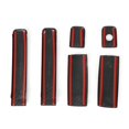 thumbnail image 4 of Car Abs Door Handle Cover 6Pcs Car ABS Door Handle Cover Trim Fit For  GRAND STAREX H1 2019, 4 of 8