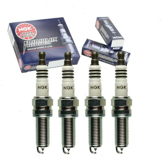 4 pc NGK Iridium IX Spark Plugs compatible with Kia Rondo 2.0L L4 2014-2017