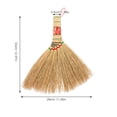 thumbnail image 6 of Mobestech Handwoven Small Whisk Broom with Ergonomic Handle Durable Sorghum Straw Sweeper for Household, 6 of 6