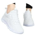 thumbnail image 2 of Wovix Women Arch Support Walking Shoes Orthotic Sneakers for Plantar Fasciitis Tennis Running Shoes Cushioning Shoes Lightweight Breathable Basic Daily, 2 of 6