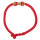 thumbnail image 1 of 1 pulsera de hilo rojo hecha a mano con abalorios trenzados para parejas (16 cm), 1 of 6