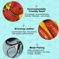 thumbnail image 3 of Creative Dog Key Chains 2 Pieces Cute Car Key Rings Leather Keyring Metal Pendant Keyring, 3 of 5