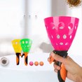 thumbnail image 3 of 2 Pairs Launch and Catch Balls Game Children Toss Game Parent-Child Interactive Play Activity for Kids Adults Outdoor Garden Backyard (Random Color, 4pcs Transmitter and 6pcs Balls), 3 of 5