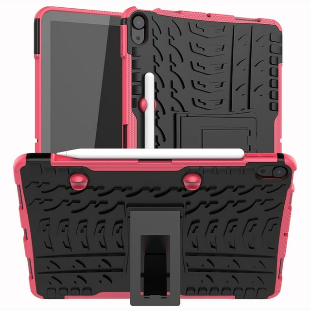 EGNMCR Rugged-Hybrid KickStand Shockproof Case Cover For 4 10.9in 2020 PC Cover