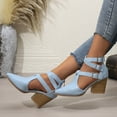 thumbnail image 4 of Wowcloth Women's Open Toe Sandals – High Heel with Pointed Toe and Retro Buckle for Fashion Casual Summer Wear, 4 of 4