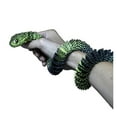 thumbnail image 4 of 1pc 3D Printed Snake Luminous Movable Joint Simulation Snake Figurine Creative Home Office Desktop Decoration New Year Gifts Crafts, 4 of 5