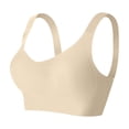 thumbnail image 5 of Seamless Full Coverage Lift Bra for Everyday Wear – Wireless V Shaping Underwear Providing Comfortable Full Bust Support and Gentle All Day Fit, XL, Beige, 5 of 5