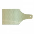 thumbnail image 1 of Beige Cutting Board, Linked Circle and Diamond Shape Motifs Geometric Abstract Contemporary Pattern, Tempered Glass Cutting and Serving Board, Wine Bottle Shape, Pale Peach Brown, by Ambesonne, 1 of 1