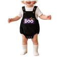 thumbnail image 4 of Xyant My First Halloween Baby Boy Girl Outfit Sleeveless Romper Pumpkin Ghost Bodysuit Infant Newborn Halloween Clothes,Size 3-6 Months, 4 of 7