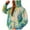 Green, variant on Zpanxa Sweatshirt for Women Tie-Dye Print Hoodies Tops Loose Long Sleeve Hooded Pullvoer Coats Casual Drawstring Outerwear Pink S