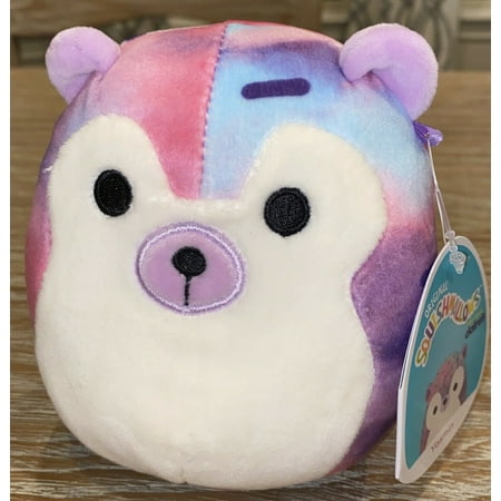 Squishmallows Official Kellytoy Yasmin The Hedgehog Squishy Soft Plush Toy Animal (5 Inch)