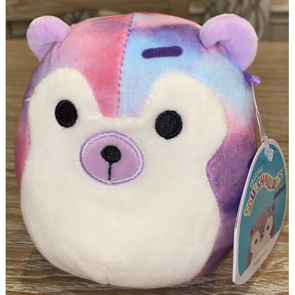 Squishmallows Official Kellytoy Yasmin The Hedgehog Squishy Soft Plush Toy Animal (5 Inch)