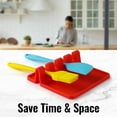thumbnail image 7 of Zulay Silicone Utensil Rest with Drip Pad for Multiple Utensils BPA-Free Stove Top - Bright Red, 7 of 7