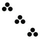 Baohd 1/2/3/5 Jaune Dot Balles en Caoutchouc à Basse Vitesse Débutants et Amateurs Combinaison de Sets Est Simple Point Bleu 3PCS – image 5 sur 6