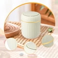 thumbnail image 6 of Fiocias Desktop Small Trash Can Recycling Bin Modern with Lid Mini Trash Can Wastebasket Green, 6 of 9