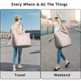 thumbnail image 4 of Daisy Women's Large Weekend Travel Bag Moving Canvas Handbag Thick Double Layer Beach Weekend Travel Unisex Hospital Maternity Delivery with Toiletry Waterproof, 4 of 5