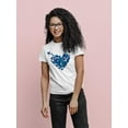 thumbnail image 2 of Butterflies Forming A Heart. T-Shirt Women -SPIdeals Designs, Female x-Large, 2 of 4