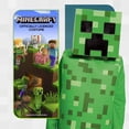 thumbnail image 3 of Disguise Costumes Creeper Costume Minecraft de Luxe, Vert, Moyen (7-8), 3 of 6