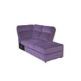 thumbnail image 6 of Legend Vansen 111.4'' Comfortable Recliner Sectional Storage Sofa in Thistle, 6 of 7