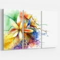 thumbnail image 1 of Design Art  Multi Color Flower Fusion Canvas Print, 1 of 3