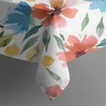thumbnail image 5 of Pioneer Flower Floral Print Pattern Rectangle Tablecloth 60"x102",Waterproof Polyester Rectangle Table Cloth, Wipeable Spillproof Polyester Tablecloth for Dining, Camping, Indoor and Outdoor, 5 of 5