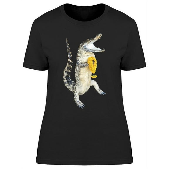 Stuffed Crocodile Standing T-Shirt Women -Image by Shutterstock, Female x-Large