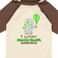 thumbnail image 4 of Inktastic I Support Mental Health Awareness Elephant and Balloon Boys or Girls Long Sleeve Baby Bodysuit, 4 of 5