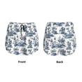 thumbnail image 5 of Lsque Vintage Floral 1 Printed Women's Running Shorts with Liner Pockets,Elastic Quick Dry Workout Athletic Gym Yoga Shorts,Womens High Waist Shorts-, 5 of 9