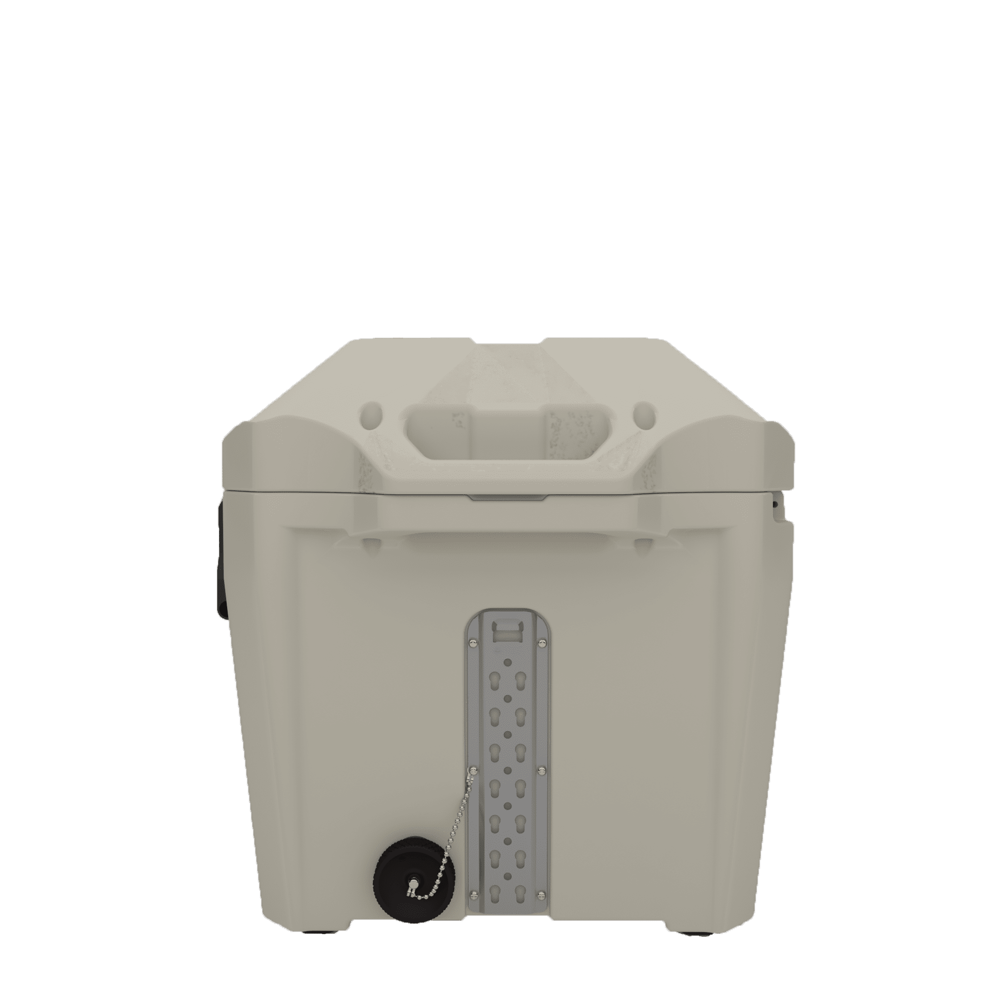 Rotomolded Hard Sided 96 Can Dual Function Cold/Hot Ice Chest Cooler for Camping and Outdoor, Tan, 50/80 Qt 2 Sizes in 1 by ZUBI COOLERS