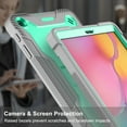 thumbnail image 4 of For Samsung Galaxy Tab A 10.1 Case SM-T510 T515, Allytech Heavy Duty Shockproof Rugged Full Body Protective Case Impact Defender Hard Kickstand Cover for Samsung Galaxy Tab A 10.1 2019,Gray/Green, 4 of 9