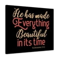 thumbnail image 1 of Scripture Walls Beautiful In Its Time Ecclesiastes 3:11 Christian Wall Art Bible Verse Print Ready To Hang Unframed, 1 of 8