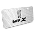 thumbnail image 2 of Lincoln MKZ 3D Logo on Front Grill pattern 12"x6" Brushed Aluminum License Plate, 2 of 6