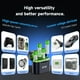 thumbnail image 2 of Pilas AA recargables y cargador rápido IETS 3600 mWh (paquete de 4), 2 of 7