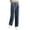Navy Linen Pants Women, variant on Pxxlle Cotton Linen Pants Women Plus Size Wide Straight Leg Pant with Pockets Casual Elastic Waisted Summer Spring Trousers Orange XXXL