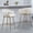 Beige + Velvet + Foam, variant on ChenyueFurn 26" Velvet Counter Height Bar Stools, Set of 2,Blue